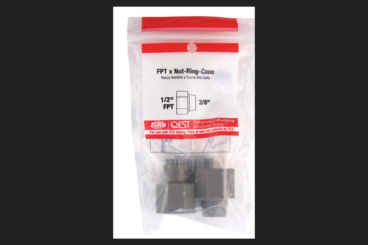 Qest Nut-Ring-Cone Set Bagged 1/2 " Od.