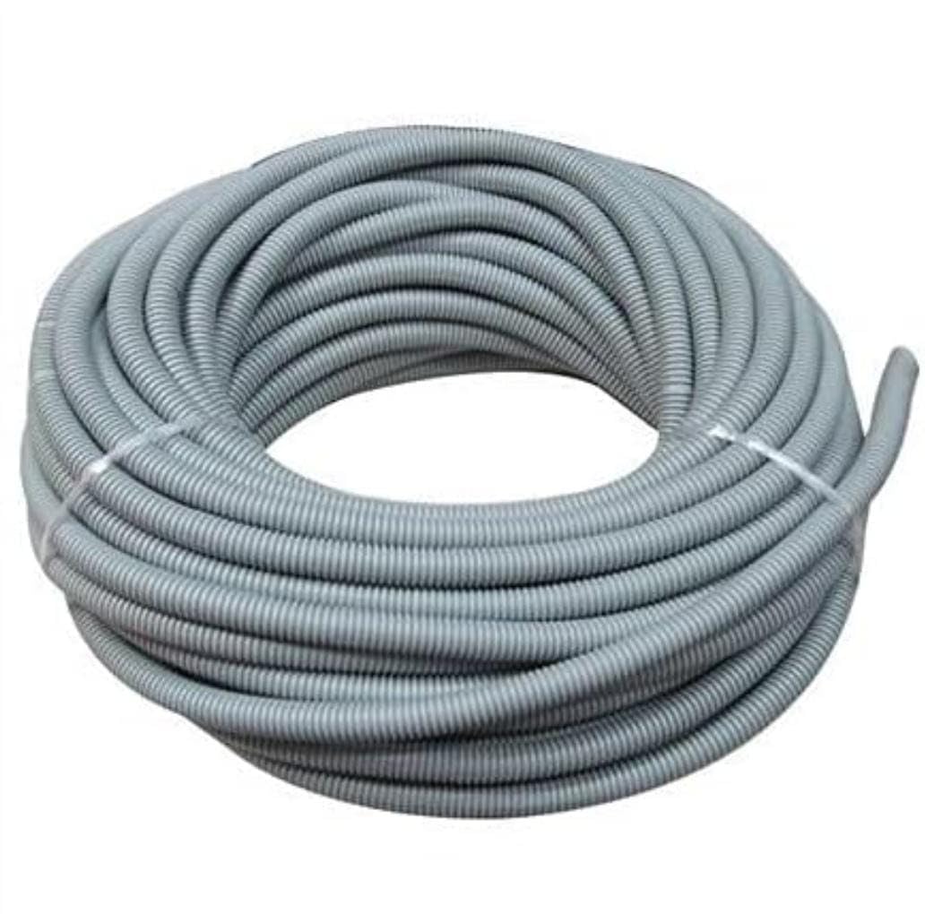 LT Flexible 20 MM || Electric Wire Cover PVC Conduit Corrugated || Tube Pipe (Grey) || (Pack of 1) (12.5 Meter)-image-17