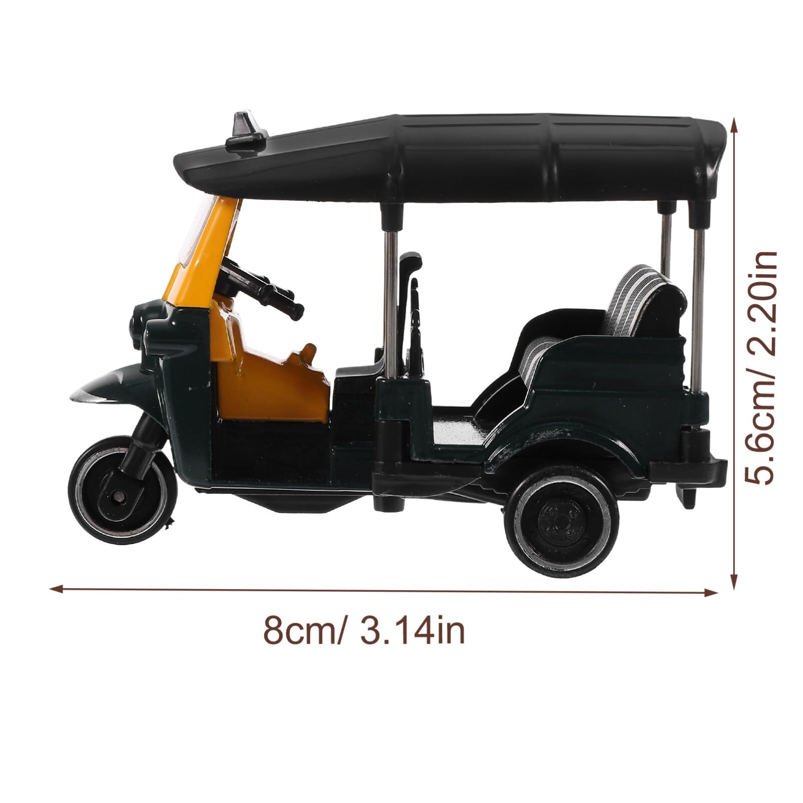 Toddmomy Vintage Tricycle Figurine Alloy Car Model Tricycle Ornament Home Decor