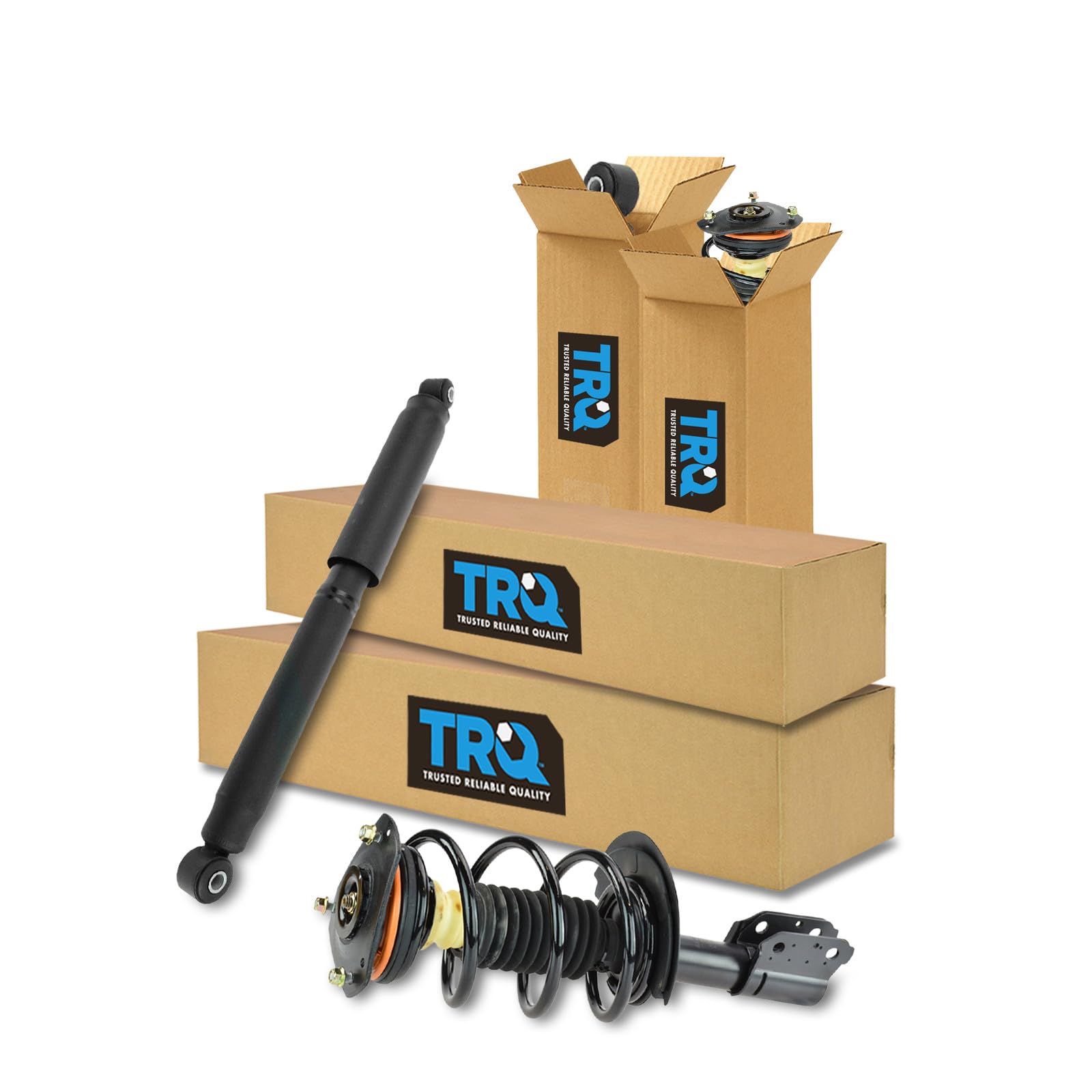 TRQ Strut Spring Shock Front Rear Set of 4 for Venture Silhouette Montana Transport