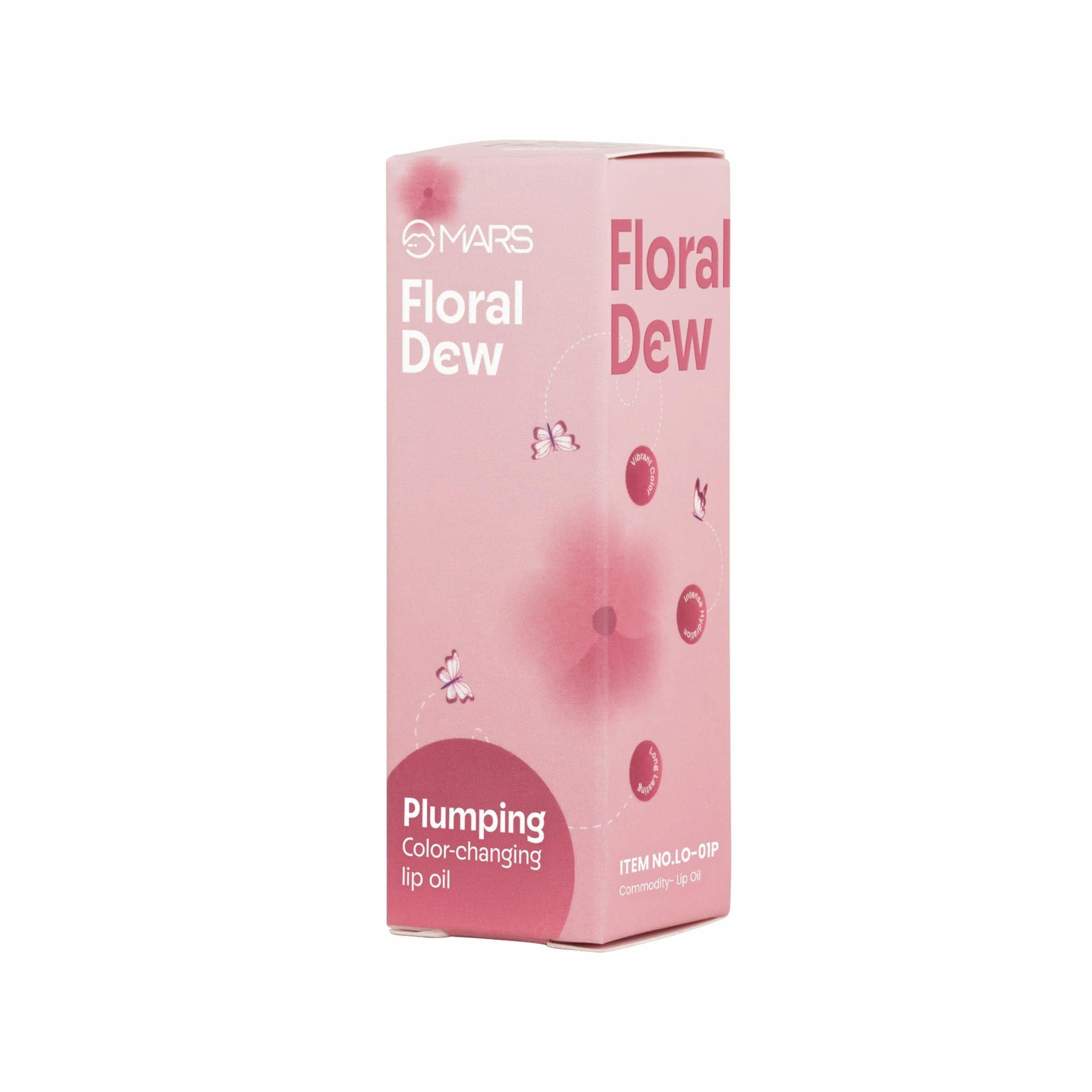 MARS Plumping Color Changing Lip Oil (4.5ml) (FLORAL DEW) With Fat Applicator | Skin Nourishing Ingredients - Olive Fruit Oil, Jojoba Oil | Hydrating & Moisturising | Plumping Effect - Image 9 thumbnail