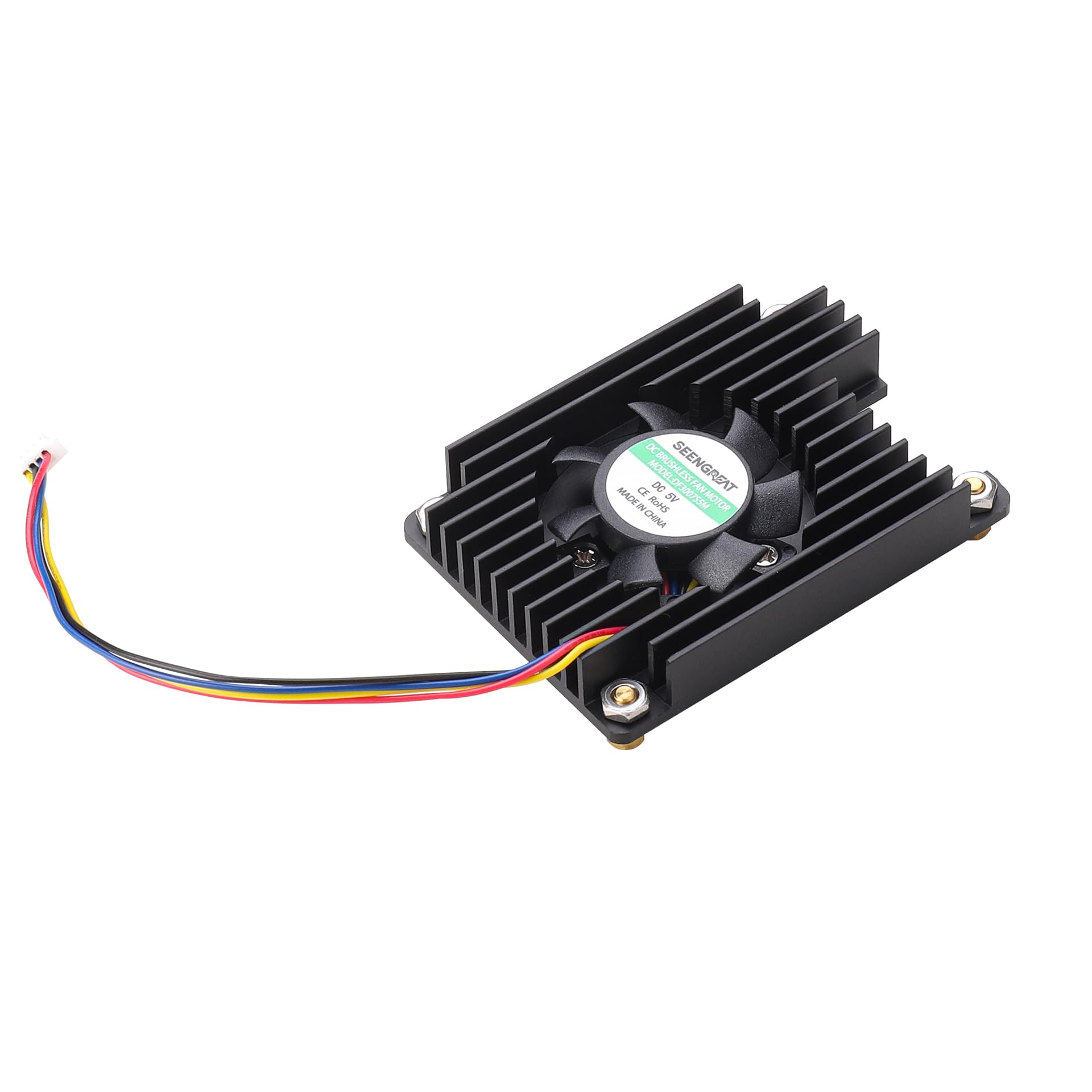 WatangTech All-in-One 3007 Cooling Fan for Raspberry Pi CM5 | 5V PWM Speed Adjustable, Low Noise, Space Efficient, With Thermal Tapes, Fast Heat