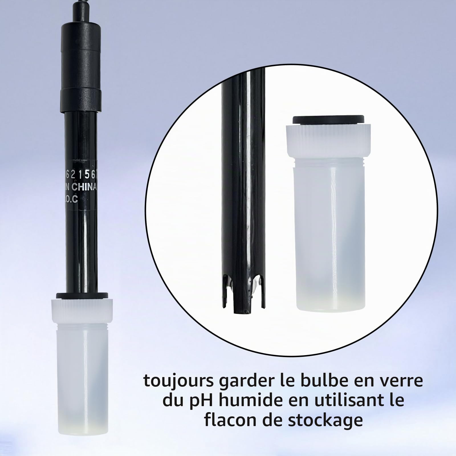 Thermomètre numérique combiné pH et température, moniteur de pH pour aquarium avec fonction d'étalonnage automatique pour aquarium, hydroponie, laboratoire d'aquaculture