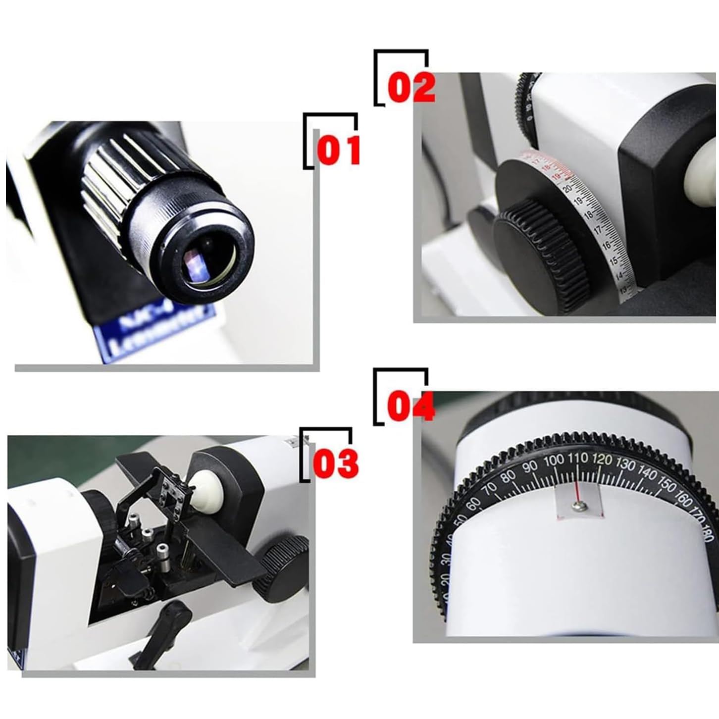 Amazon.co.jp: PLAVHA ポータブル手動光学レンズメーター、検眼機