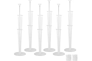 Complete 6 Sets Balloon Stand Kit Decorations