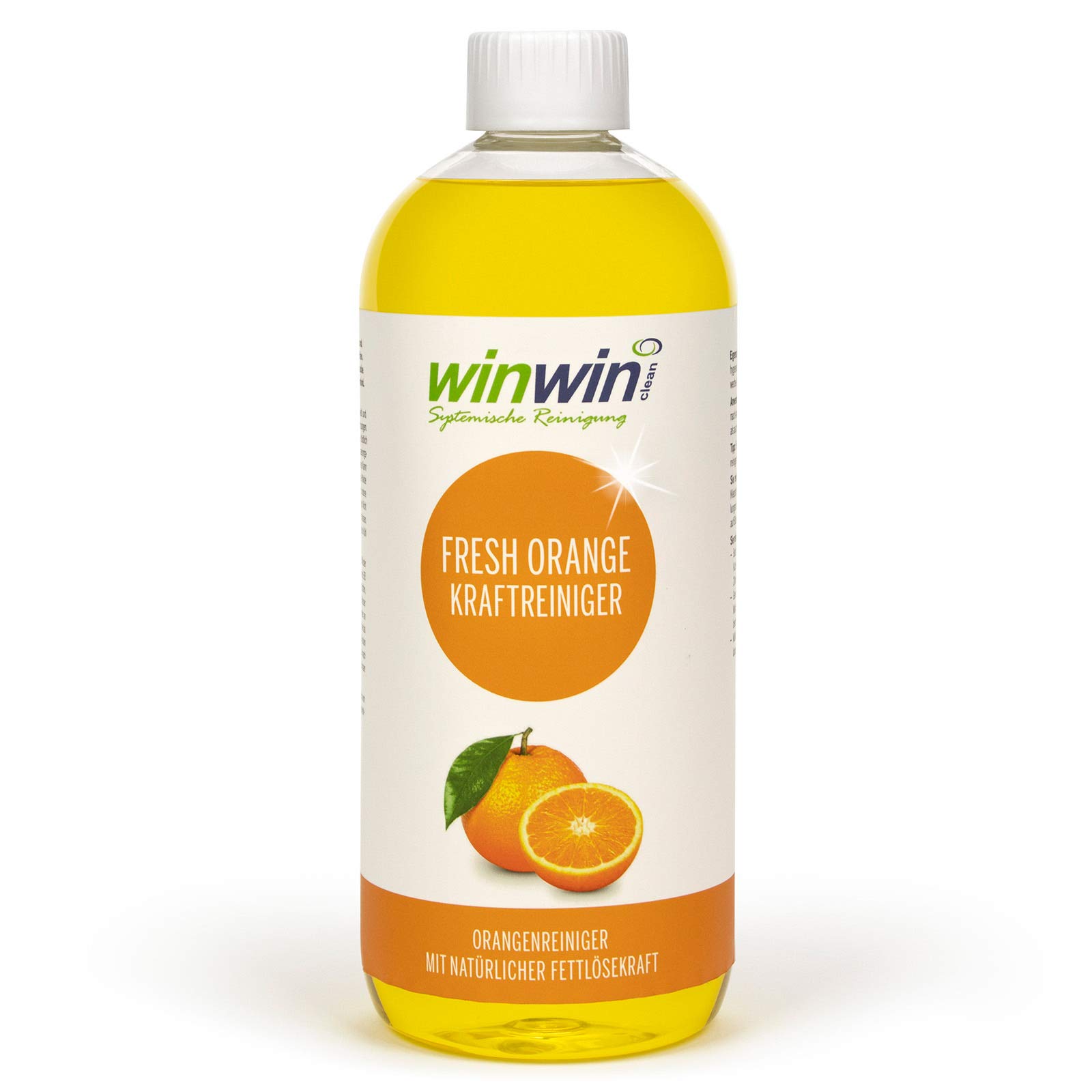 winwinCLEAN® fresh Orange Orangenreiniger I Kraftvolles Orangenölreiniger-Konzentrat I Ökologisch, Hochergiebig mit Frischeduft | 1000ML I [65% Reine Orangenterpene]