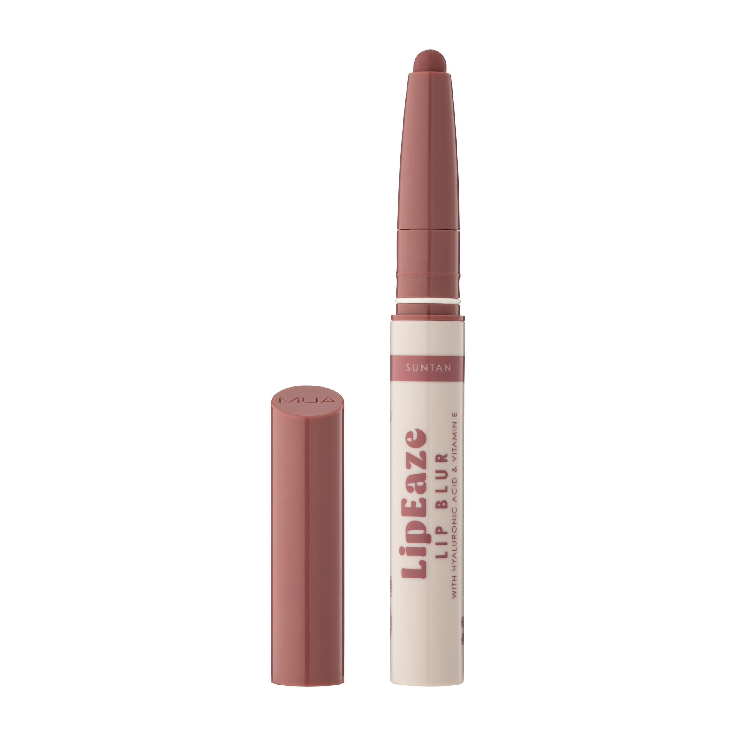 MUA Makeup Academy LipEaze Lip Blur Liner, Suntan - Matte Liner with Hyaluronic Acid & Vitamin E, Vegan & Cruelty Free (Pack of 1)