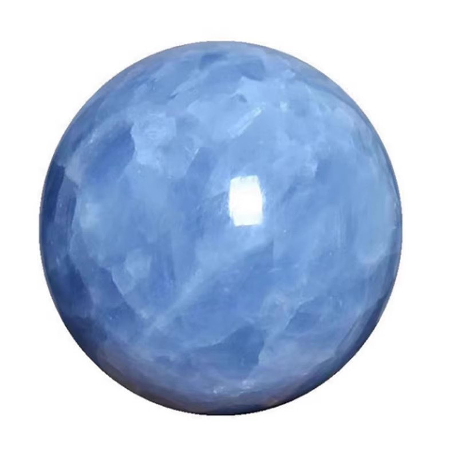 BJXKHFPIV Blue Celestite Crystal Ball Rock Quartz Crystal Sphere Sculpture Ornament Feng Shui Decorative Balls Home Decor,1.96"(5cm)