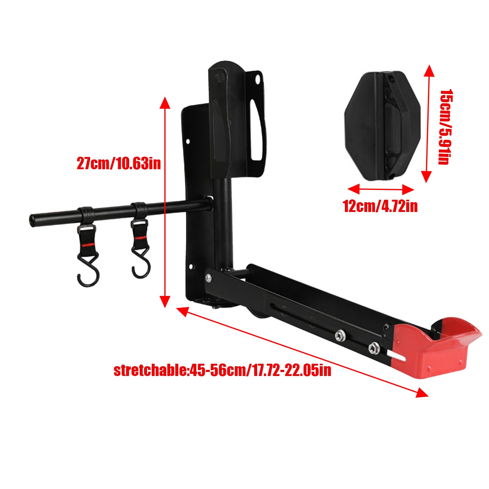 Soporte Para Bici De Pared Organizador Exhibidor De Bicicletas Ahorrador De