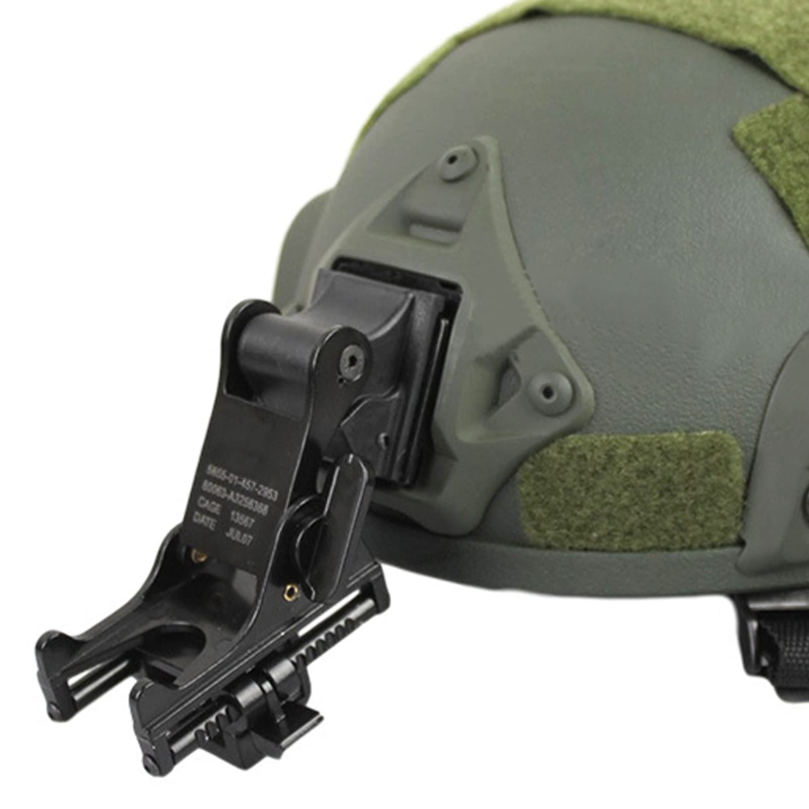 Topyond Visore Notturno Supporto, Adattatore Elmetto Visore, Supporto Adattatore per Casco M88 con Dumper Migliorato, Staffa NVG per Visione Notturna PVS14, Accessori per Casco