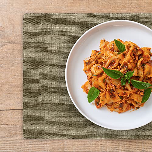 8 Jogo Americano Juta Bege - Impermeável Limpa Facil Pvc