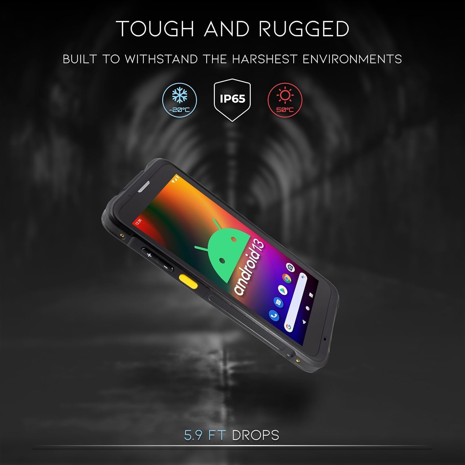 Chainway C66 Wireless Android Handheld 2D/1D/QR Barcode Scanner (Zebra SE4710), Android 13 with Play Store, 5.5” Screen, WiFi, 6FT Drop Rating, for Warehouse Inventory Scanning (Build Your Own) - Image 6