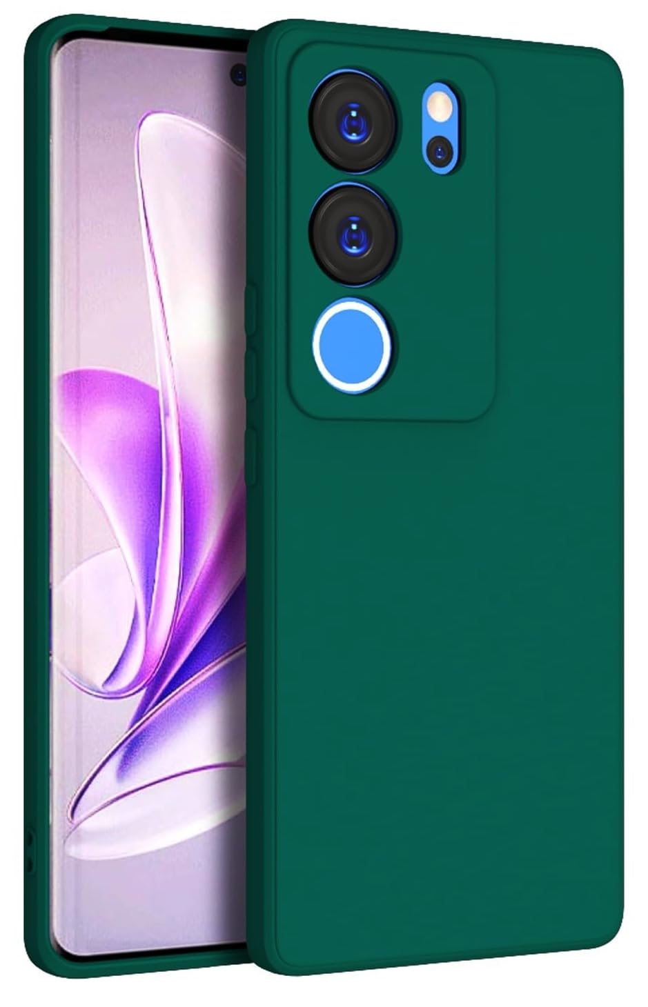 SHINESTAR Liquid Silicone Vivo V29 / V29 Pro 5G Case Cover | Microfiber Inside | 360 Degree Camera Protection Bump Back Case Cover for Vivo V29 / V29 Pro 5G - Green (B0CRP8PSZC) Amazon Price History, Amazon Price Tracker