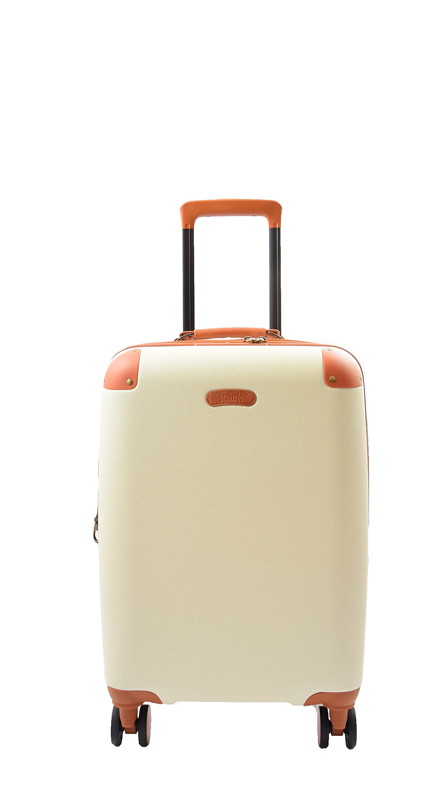 Valise 4 roues rigides extensibles et légères crème cabine A1 - 6