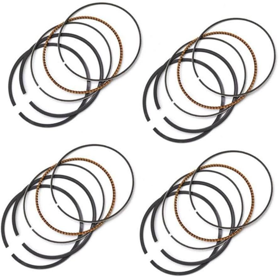 1 セット 4 セットオートバイアクセサリーシリンダーボアサイズ 47.75 ミリメートルピストンリングフルキット自動車オートバイ部