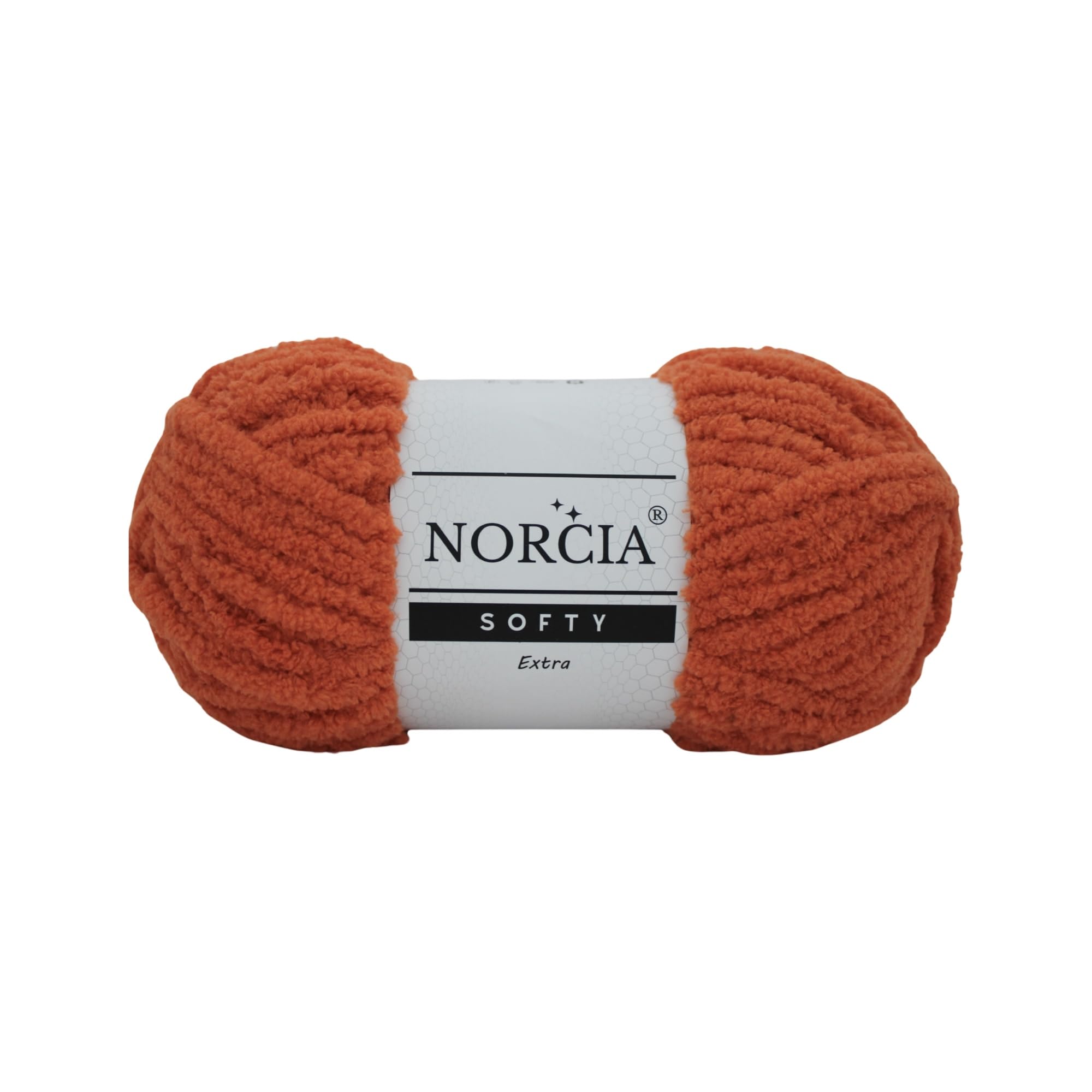 Amazon | NORCIA 柔らかいふわふわ毛糸 100グラム (76ヤード) かぎ針