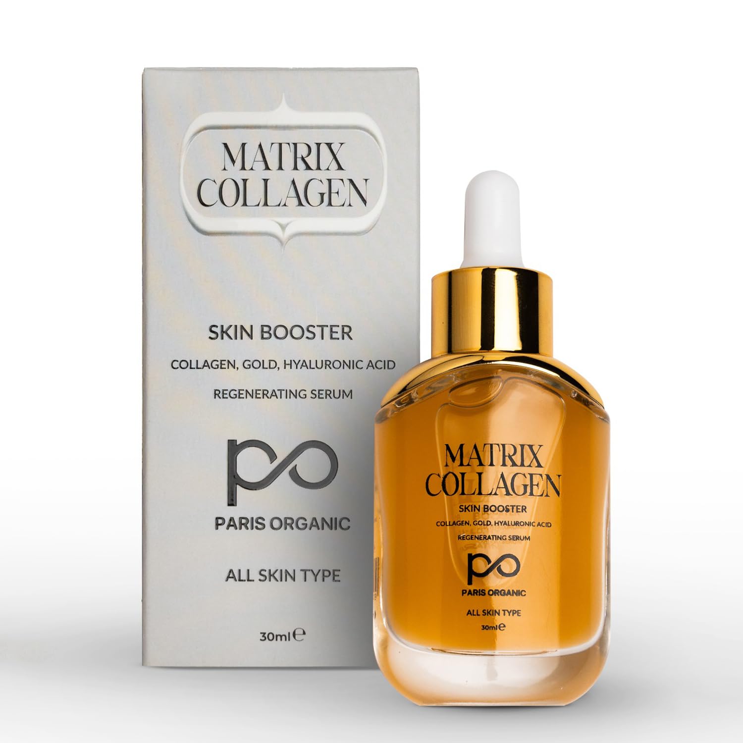 P.O.L Matrix-Collagen Serum Paris Organic - Advanced Radiance & Lifting Effect - 30ml