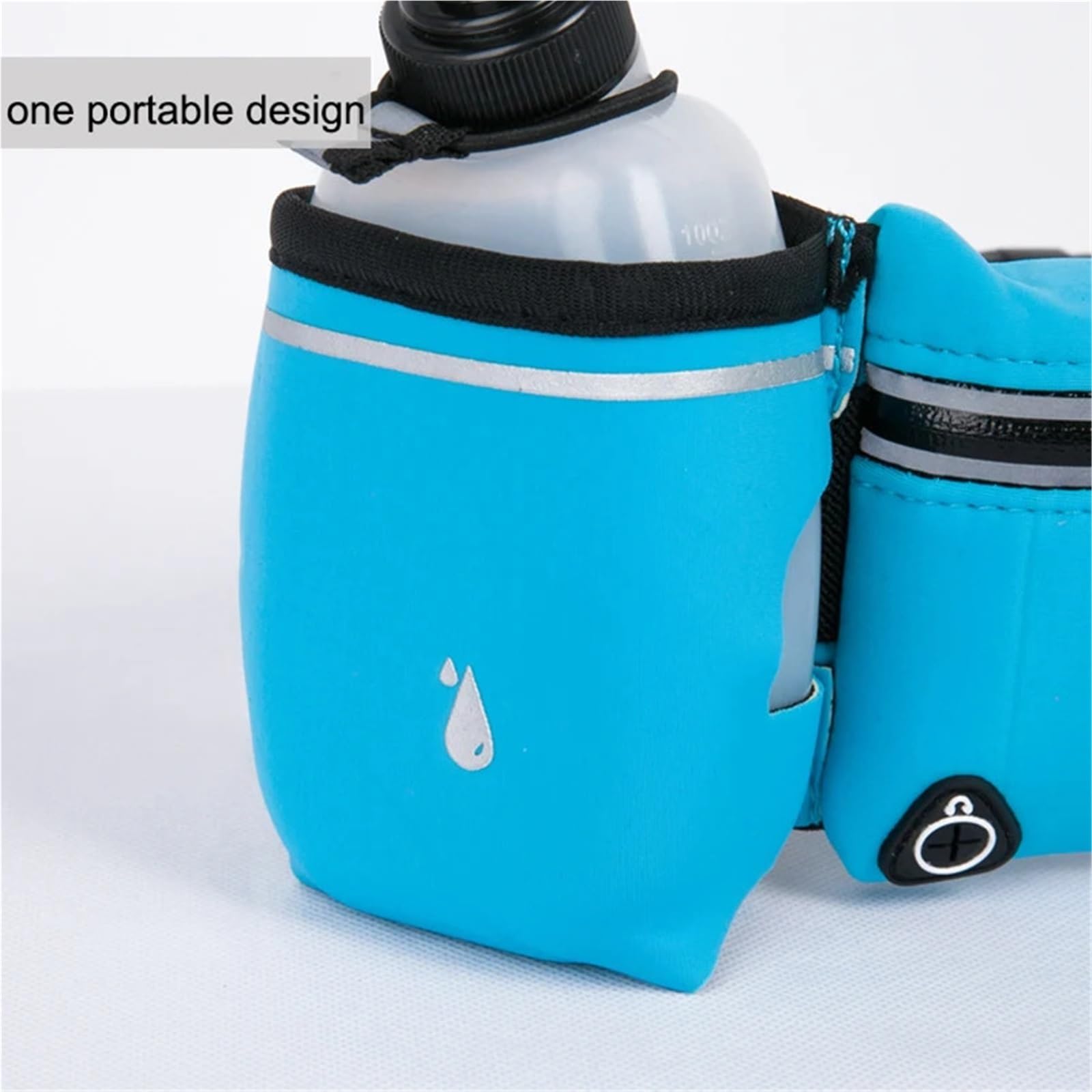 Riñonera for Correr, riñonera Deportiva Hombre y Mujer, teléfono, Mochila de hidratación, Accesorios Impermeables, Agua para Walking, Deporte(Green)