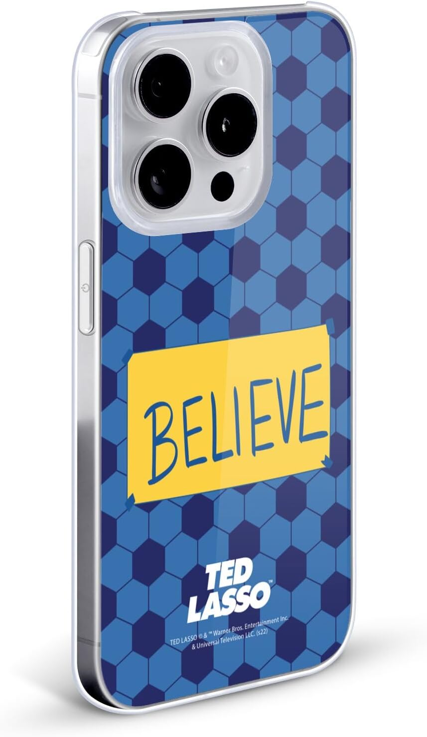 Head Case Designs Officially Licensed Ted Lasso Believe Season 1 Graphics Hard Back Case Compatible with Apple iPhone 16
