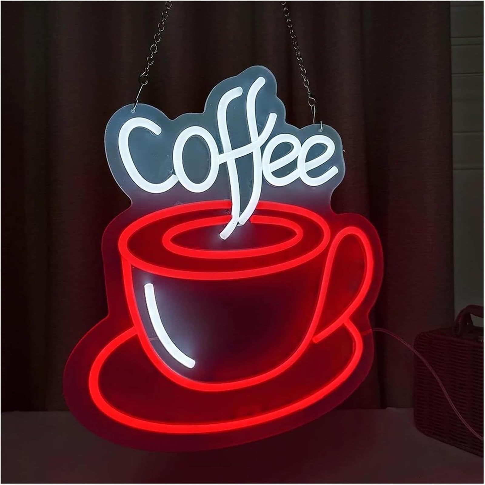 Zynther Neon lamp for neon lamp loanword Coffee for Signs(38cmx42cm)