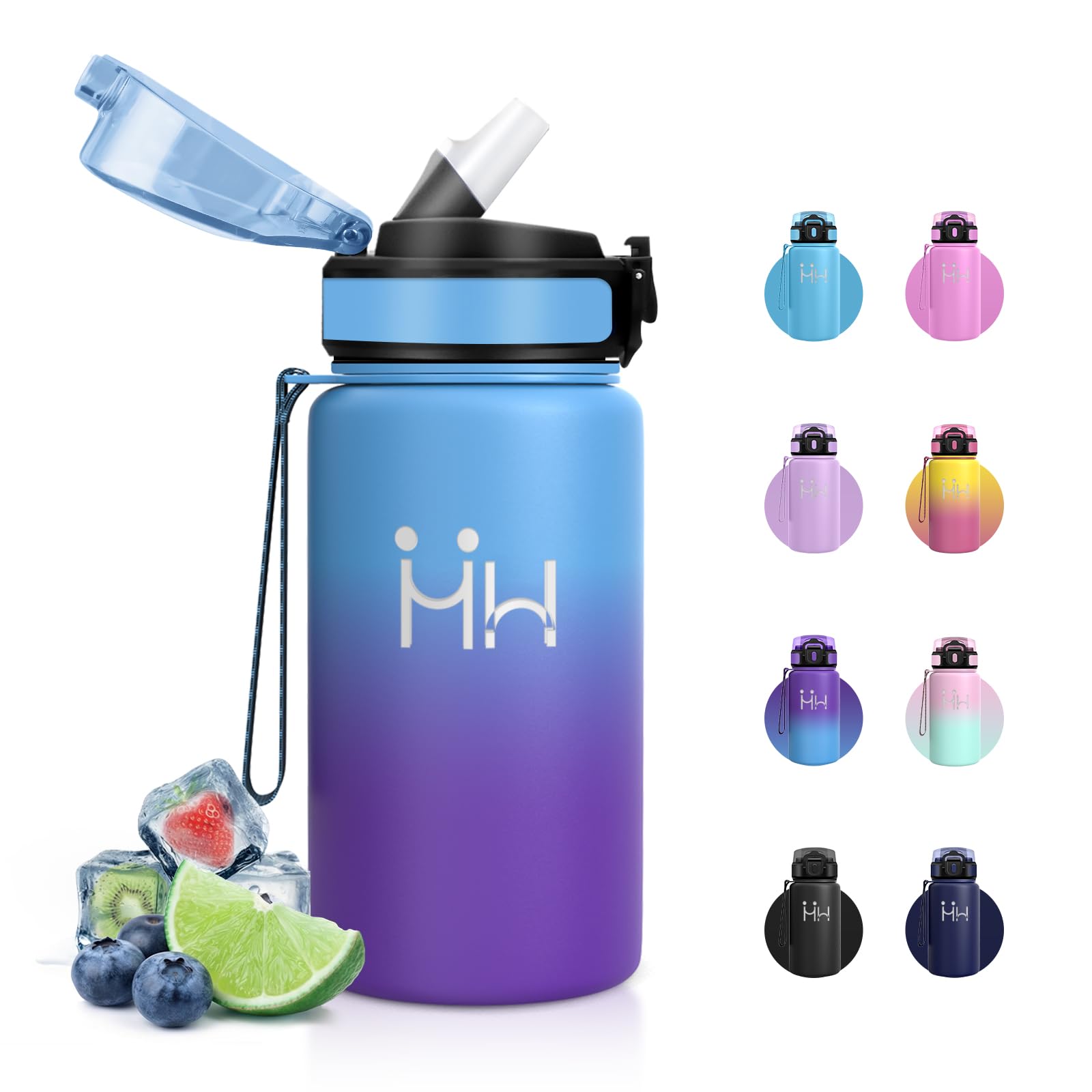 Hh | 500ml | Todo Azul Cielo + Todo Morado Oscuro