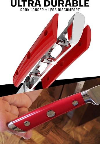 Miniatura 5 de Dalstrong Juego de cuchillos para carne, 8 piezas, hoja de borde recto de 5 pulgadas, Gladiator Series Elite, cuchillo de cocina forjado de acero