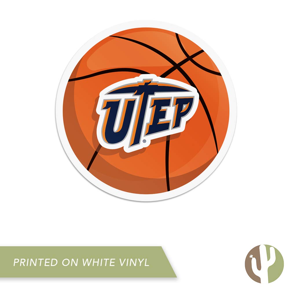 Amazon.com: The University of Texas at El Paso UTEP Miners Vinyl Decal  Laptop Water Bottle Car Scrapbook (Basketball Logo Sticker) : Sports &  Outdoors