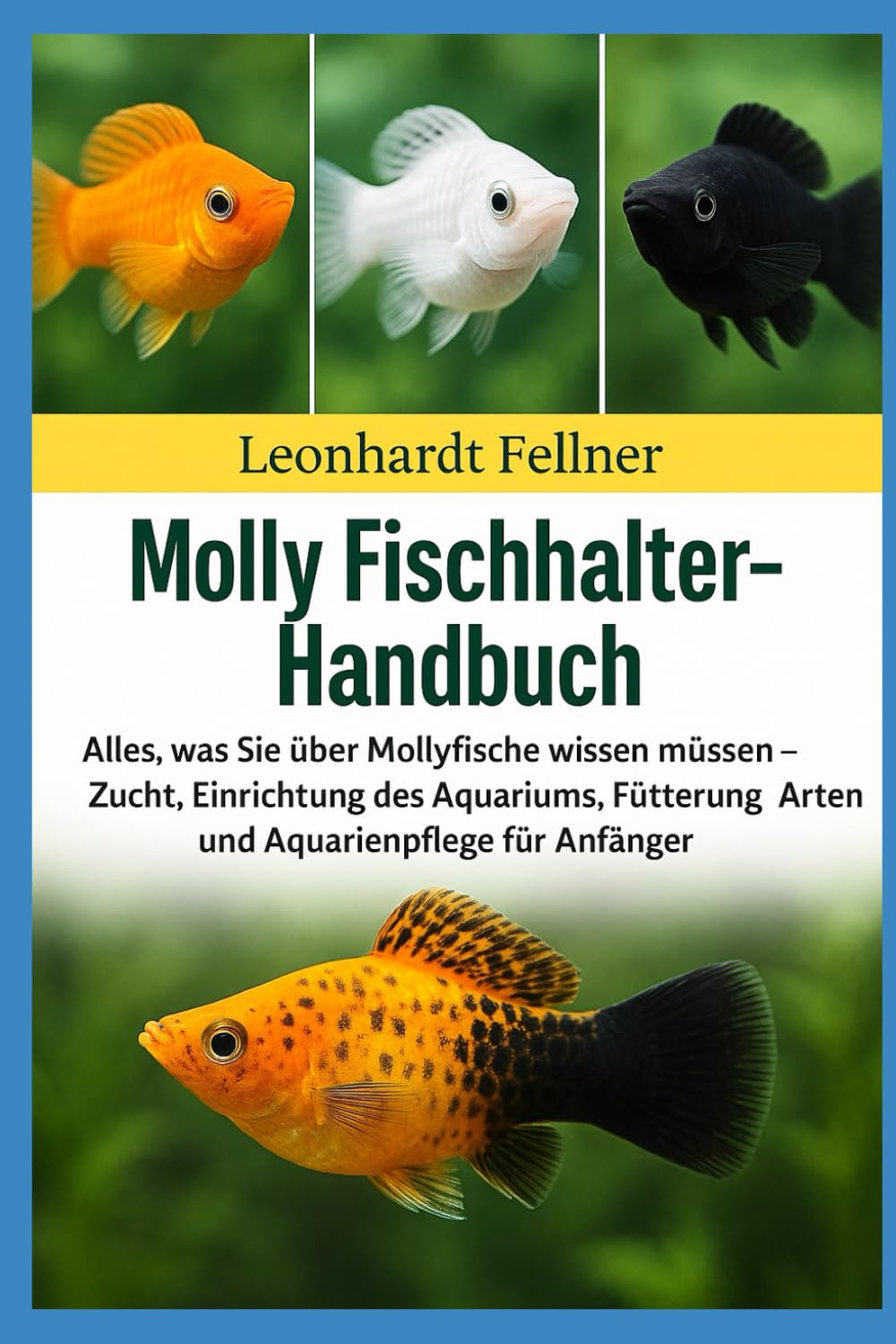 MOLLY FISCHHALTER-HANDBUCH: Alles, was Sie über Mollyfische wissen müssen – Zucht, Einrichtung des Aquariums, Fütterung, Arten und Aquarienpflege für Anfänger