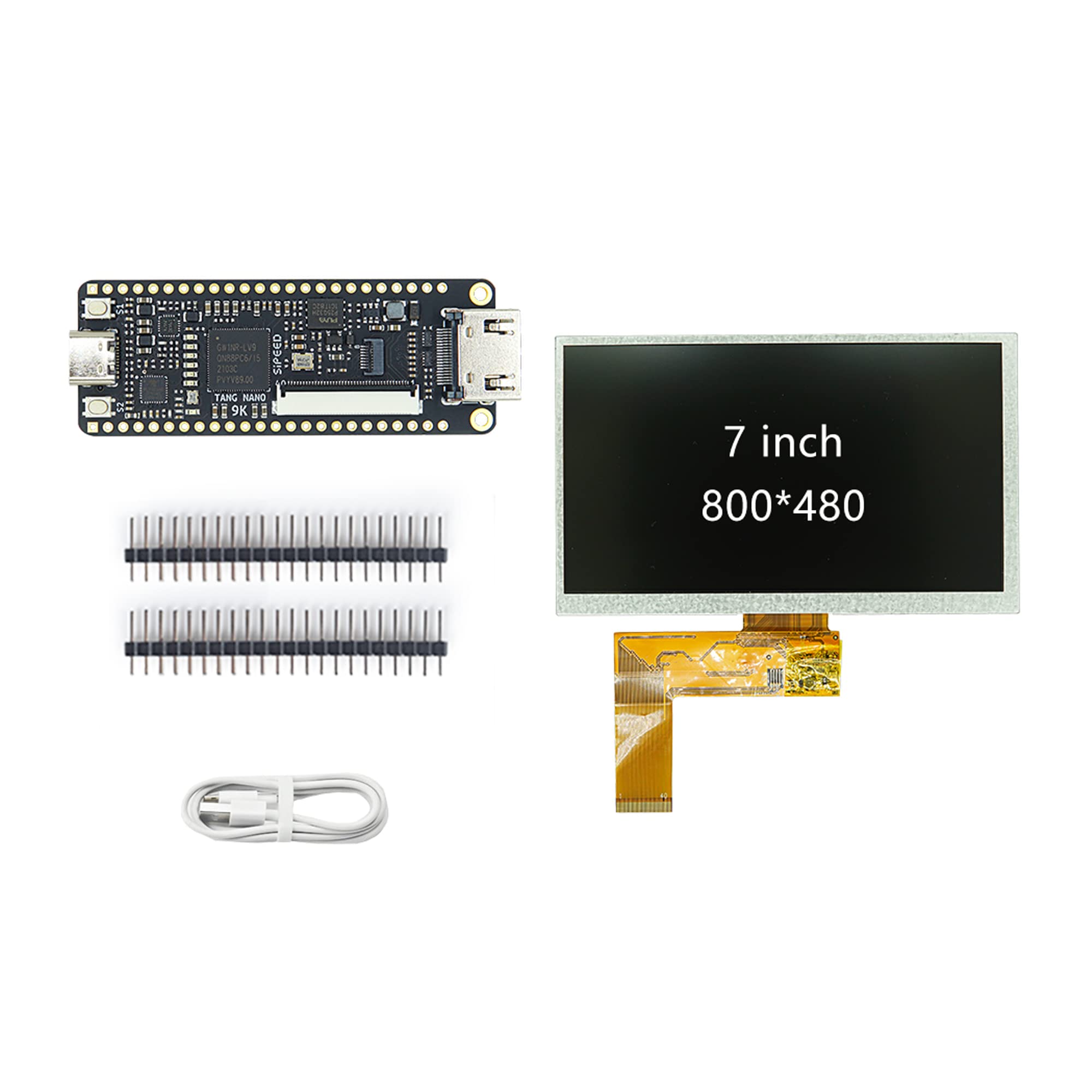 Sipeed Tang Nano 9K FPGA Scheda di sviluppo GOWIN GW1NR-9 RISC-V HDMI (9k con 7 LCD)