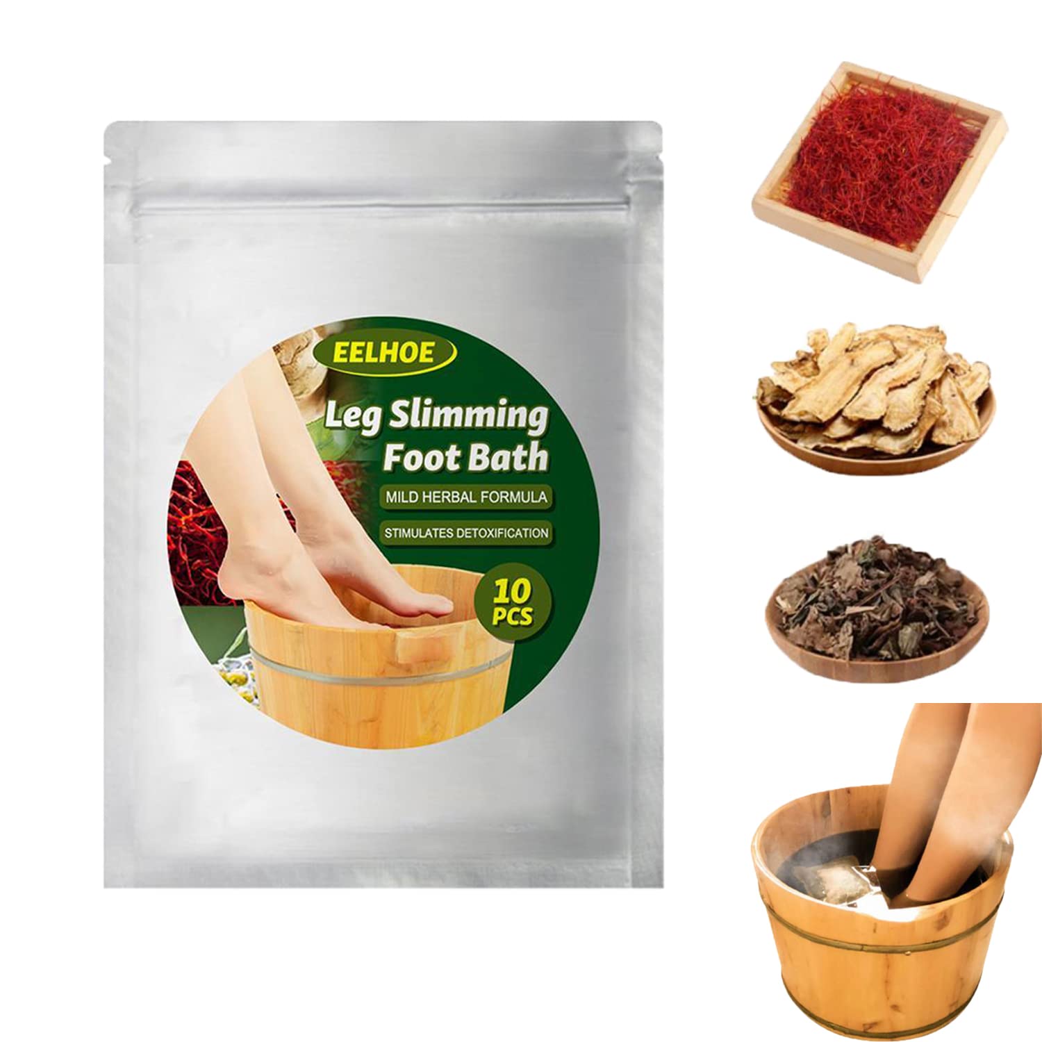 Buy Lymphatic Drainage Ginger Foot Soak Leg Slimming Foot Bath