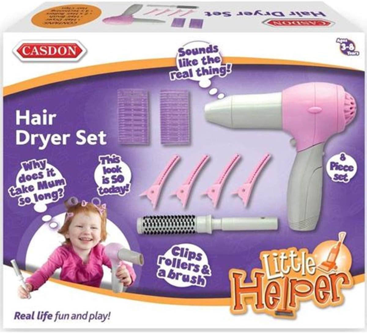 Casdon Little Helper Hair Dryer Kit