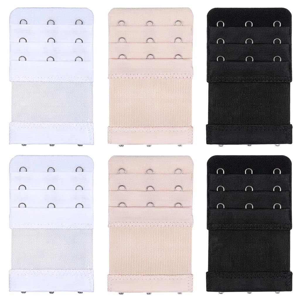 luxvora Bra Extender for Women | Elastic Bra Extension Strap with 3 Hook Adjustable Closure | Soft Comfortable Bra Strap Extender Multicolor Pack-picture-39