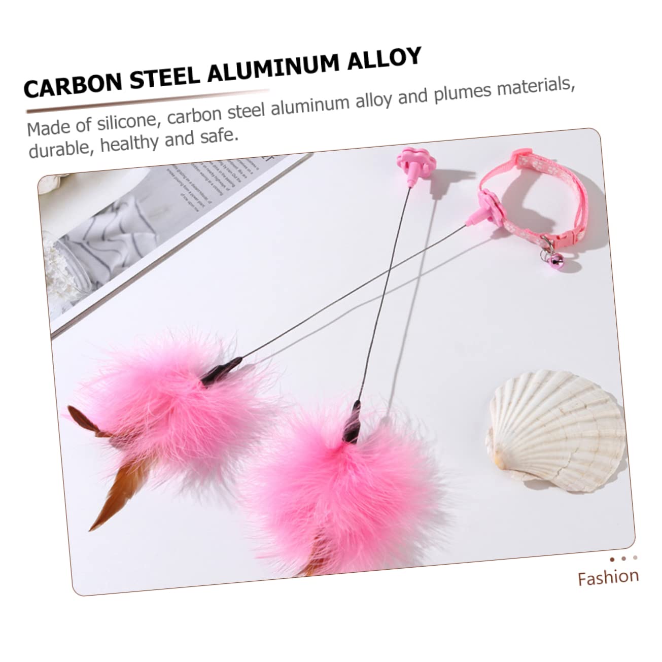 2pièces Jouet Interactif pour Chat Bâtonnets à Taquiner Amusants Jouets Éveil pour Chatons Accessoires Légers Et Portables