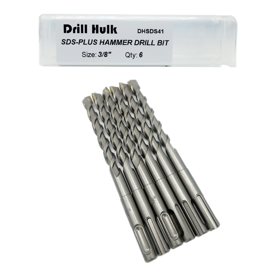 Carbide Rotary Hammer Drill Bits - 6 Pack -16 Carbide Rotary Hammer Drill Bits - 6 Pack -16