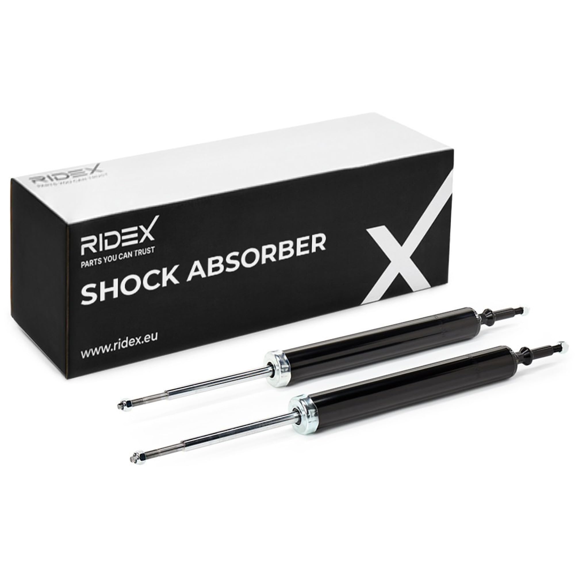 RIDEX 2x Amortisseur Arrière 2x Jeu, Pression de gaz Compatible avec BMW 3 Berline E90 3 Touring E91 1 5 portes E87 3 Coupé E92 1 3 portes E81