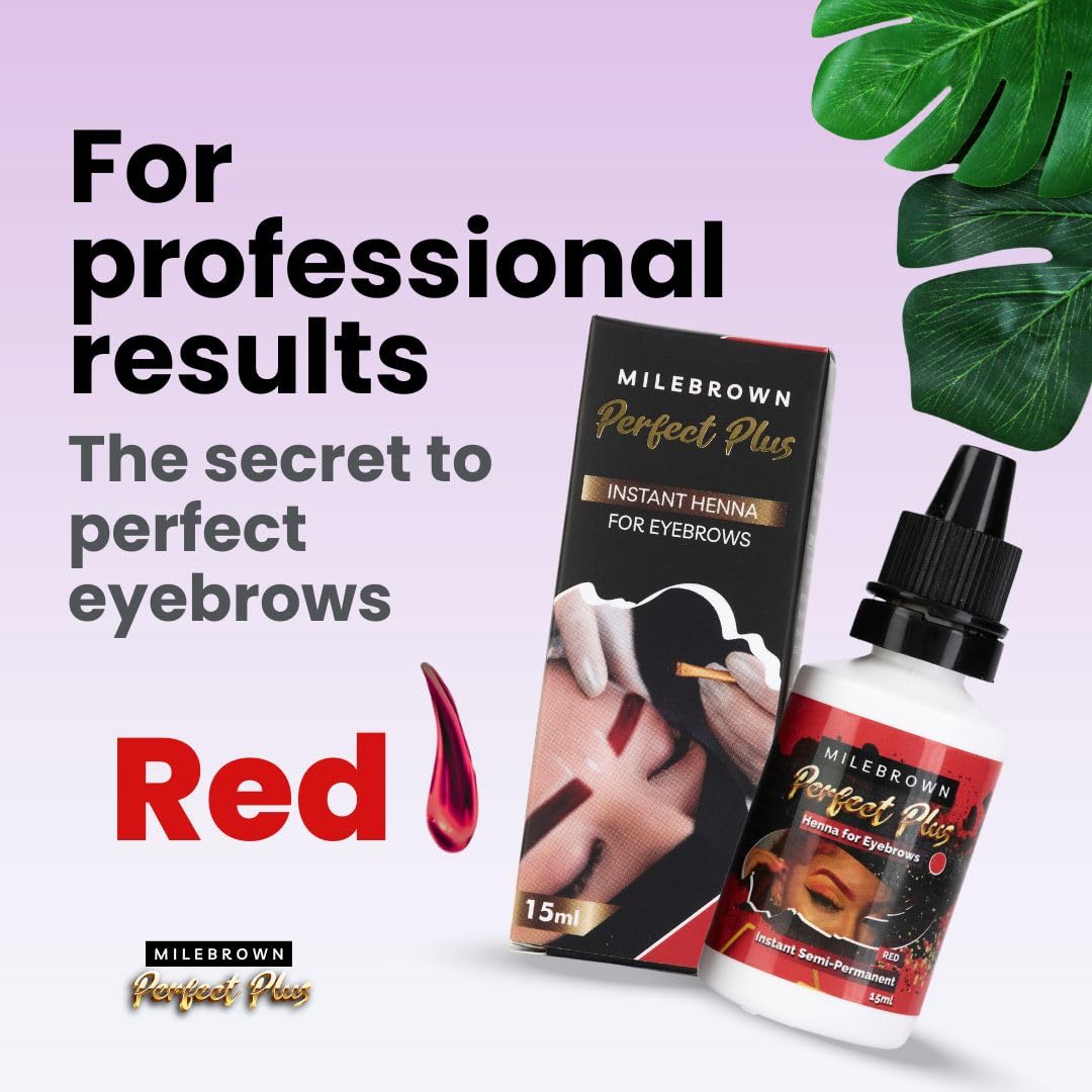 Amazon.com : MILEBROWN PERFECT PLUS Eyebrow Henna, for natural