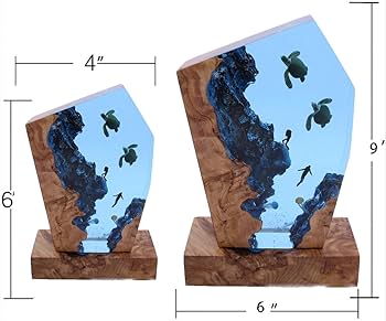Amazon.co.jp : 海をテーマにしたジオラマ、レジン海ランプ
