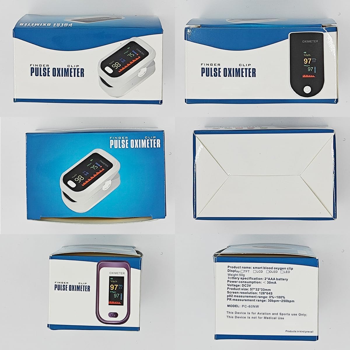 Fingertip Pulse Oximeter - Purple -7 Fingertip Pulse Oximeter - Purple -7