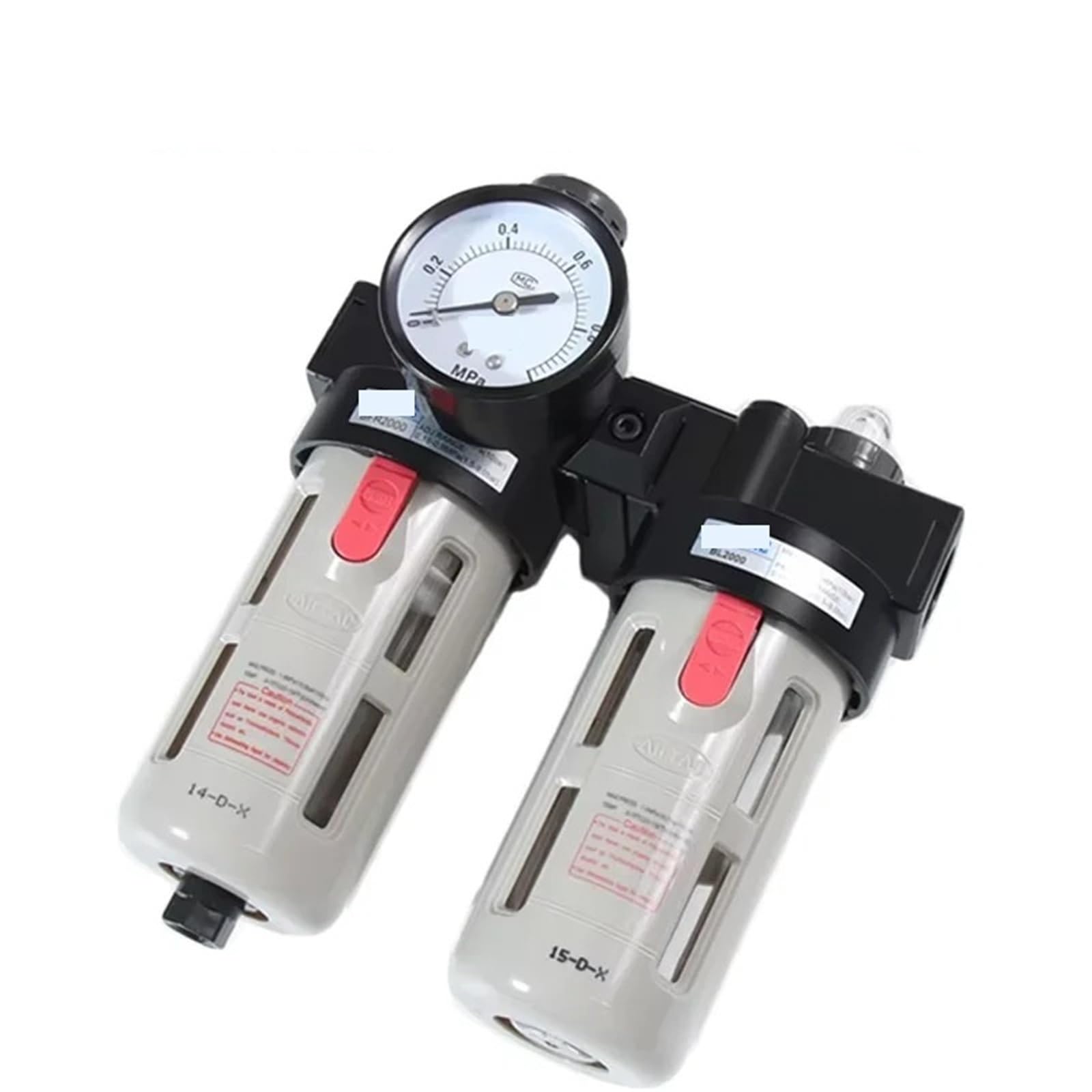 BR/BFR/BFC-2000/3000/4000 Luftquelle Prozessor Druckregulierungsfilter Öl-Wasser-Trennung 1Stk(BR40001)
