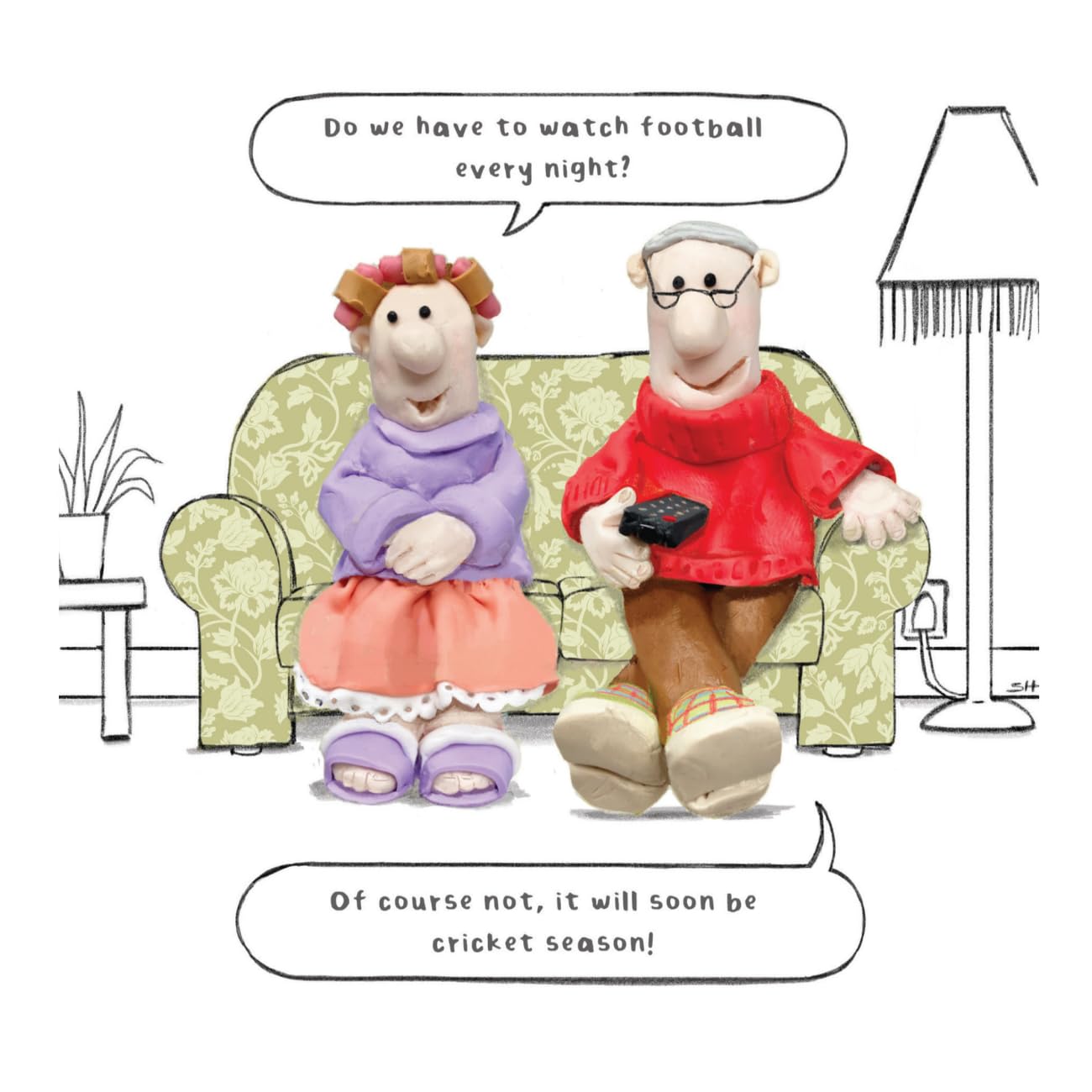 Open card ,Model Family, Football, Blank card