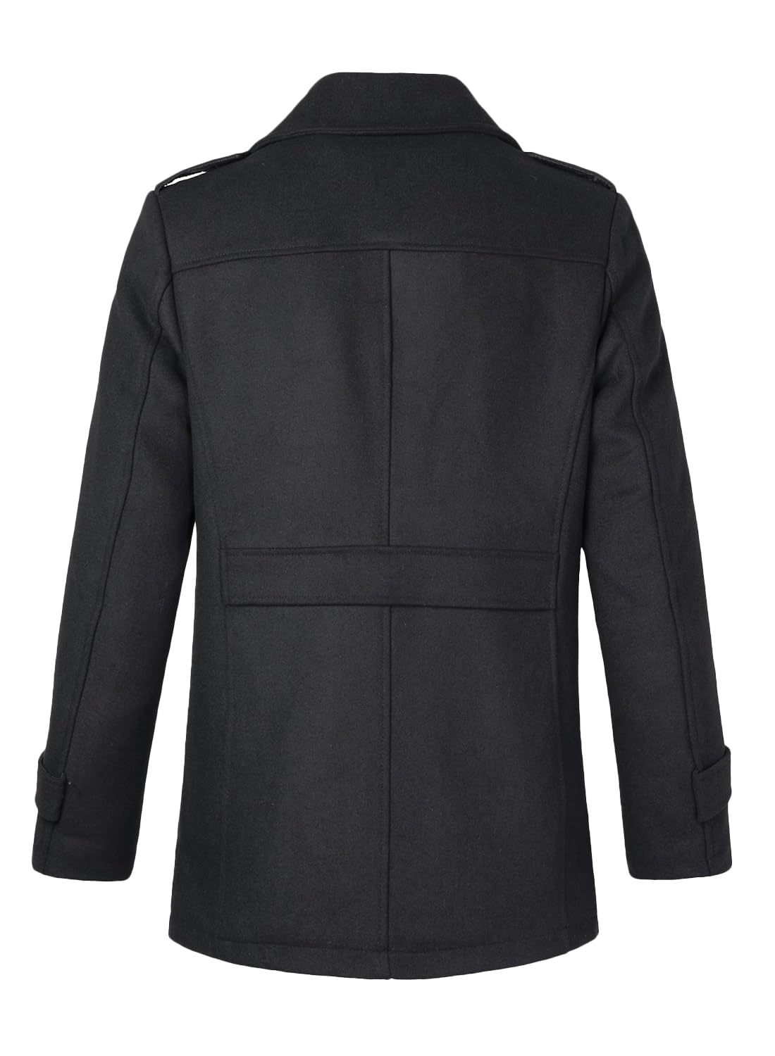 Hombres Abrigo de Lana Mezcla de Lana Invierno Trenca Abrigo de Lana para Hombre Chaquetas Elegante