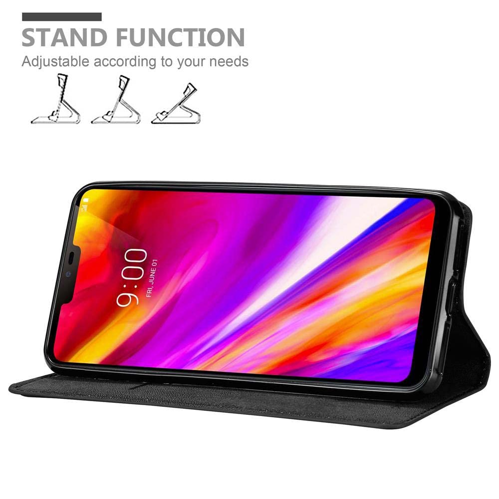 Cadorabo Custodia Libro per LG G3 STYLUS in AZZURRO SCURO NERO - con Vani di Carte, Funzione Stand e Chiusura Magnetica - Portafoglio Cover Case Wallet Book Etui Protezione