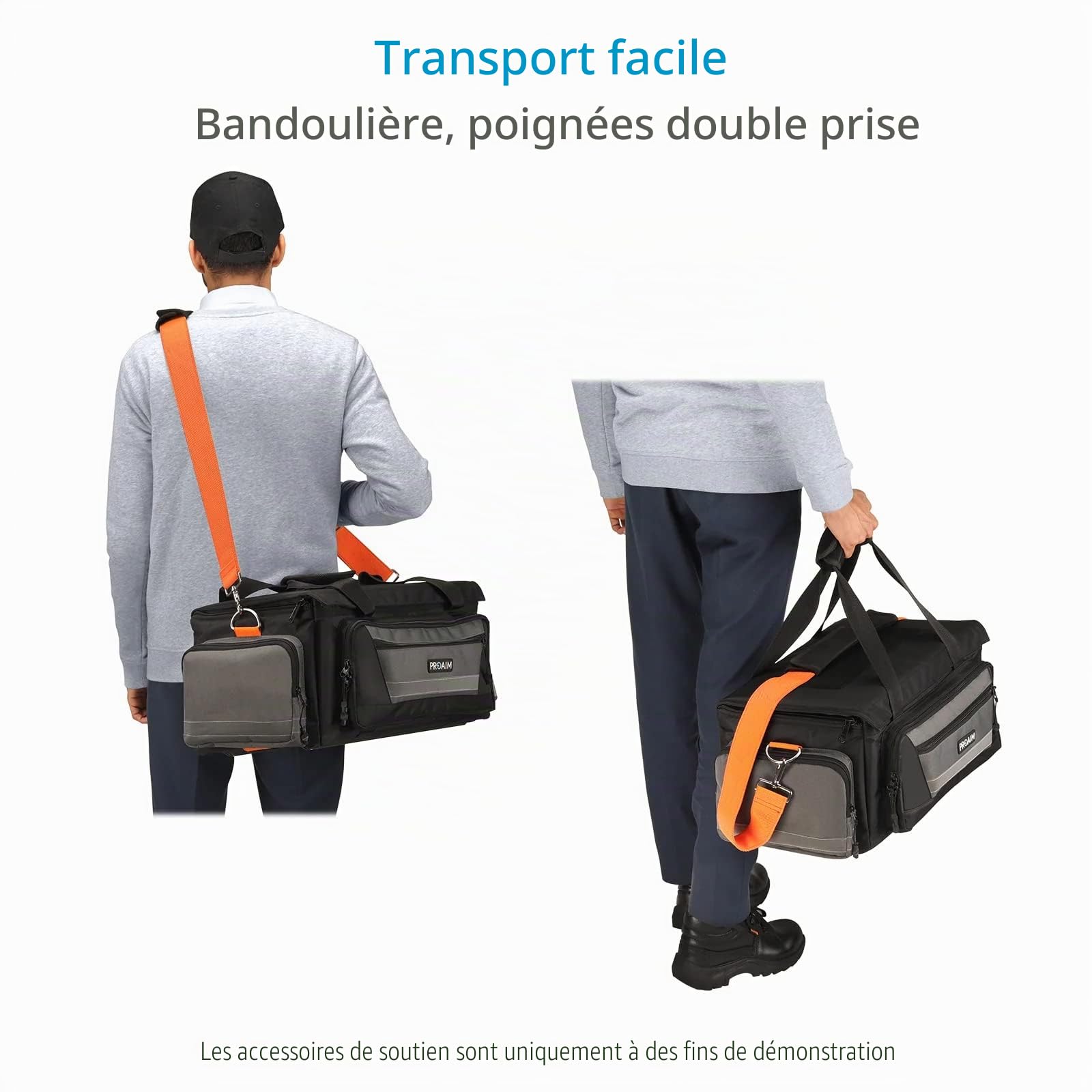 PROAIM Sac de Production de caméra vidéo Cine Cube pour équipement caméra | Organise caméras, objectifs, outils et accessoires de tournage pour photographes, vidéastes et équipes caméra.