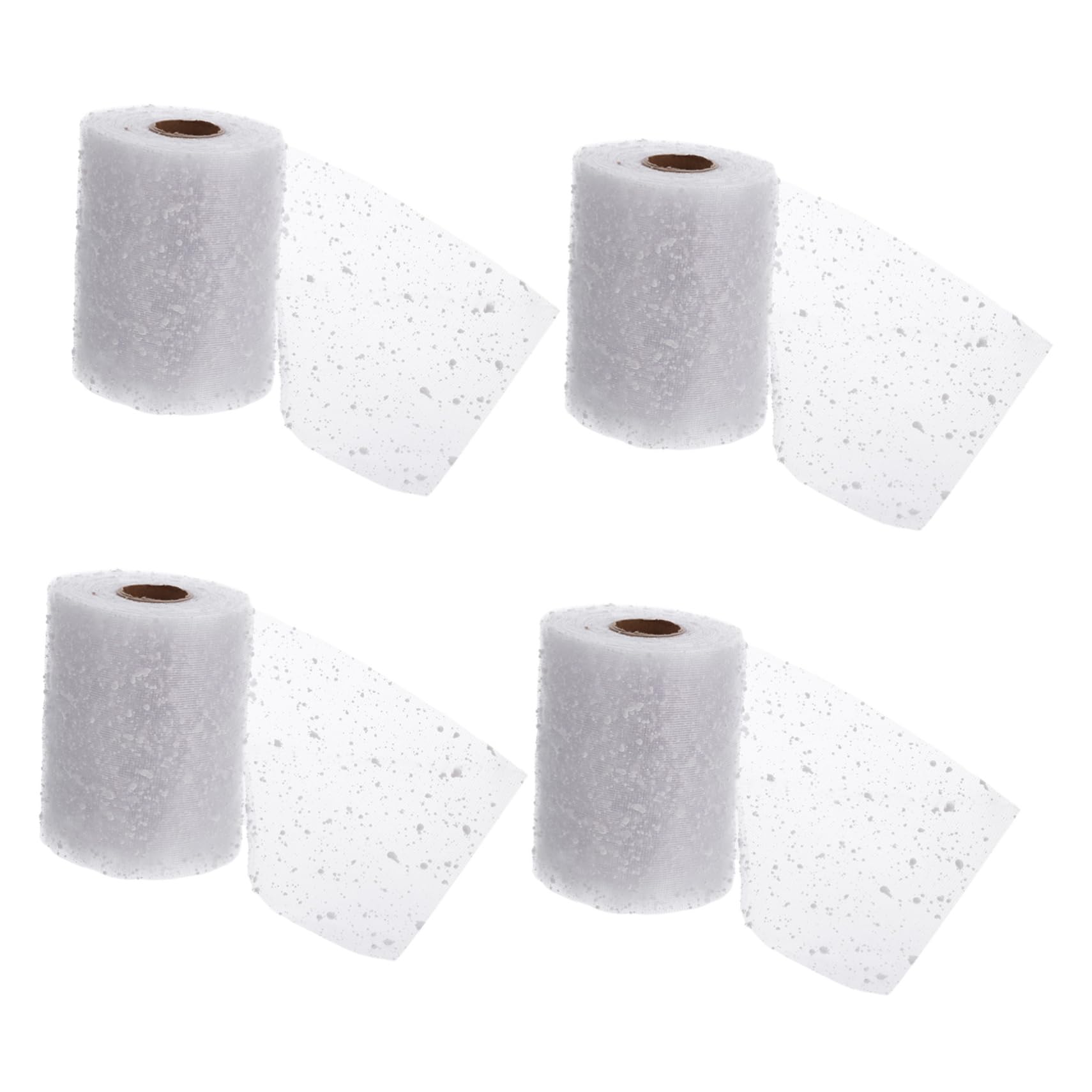 SEWACC 4rouleaux Ruban Décoratif Maille Pour De Fleurs Ruban Pour Cadeau Et Bricolage Fournitures Pour Bouquets De Fleurs