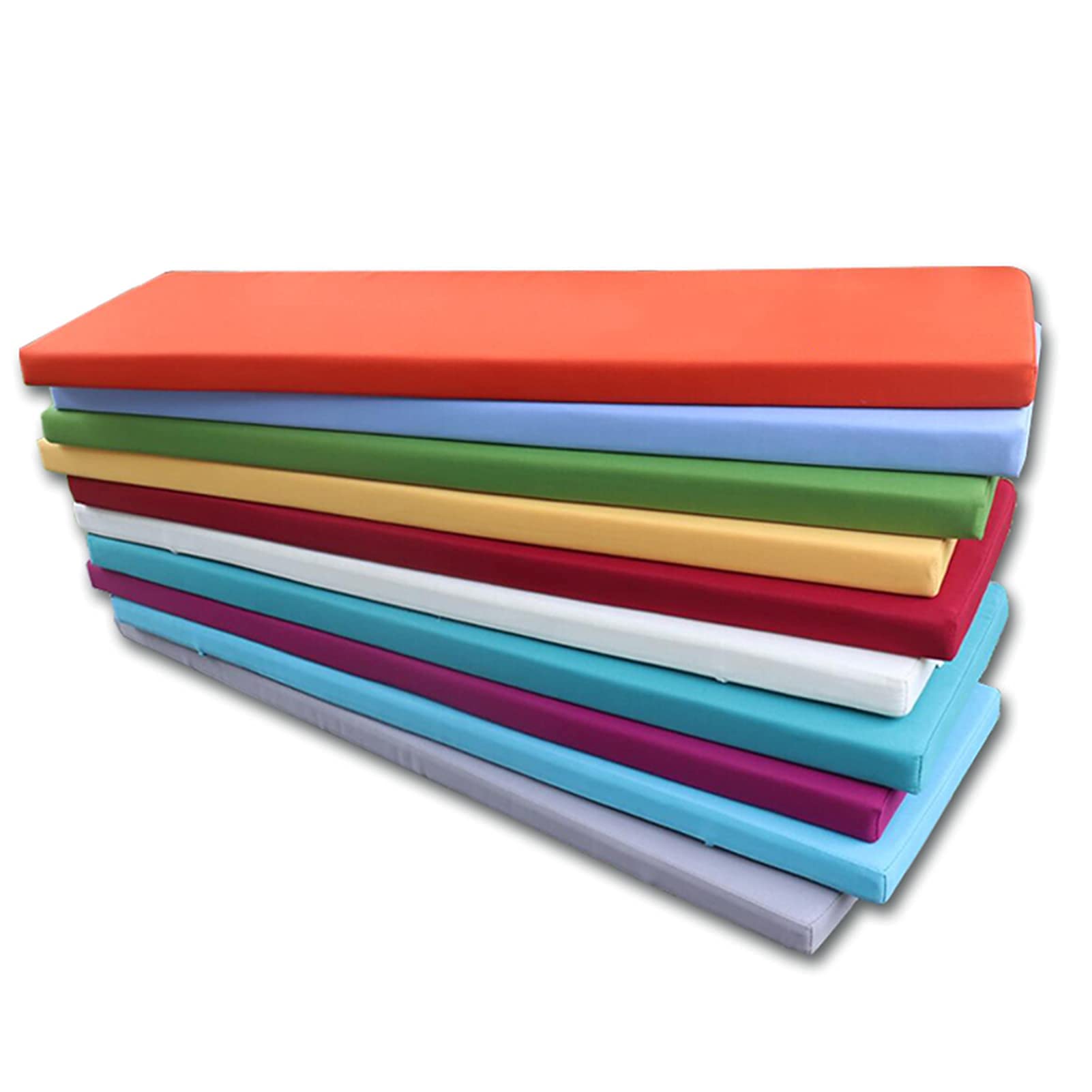 Cuscino impermeabile per panca da giardino, 100 cm, con spugna ad alta densità 40D, 2/3 posti, cuscino per sedia a dondolo da 120 cm, colore beige, 150 x 40 x 5 cm