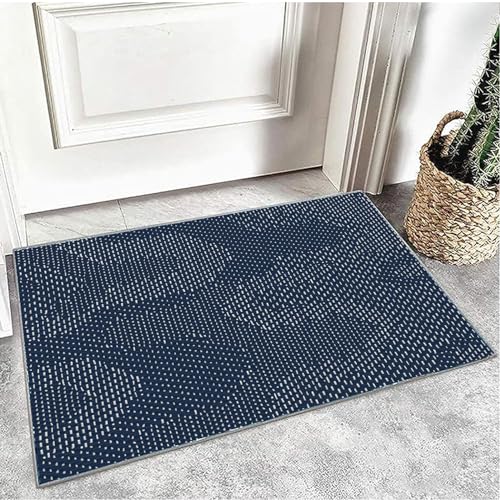 Tapis patchwork avec fond antidérapant contre les glissades - 4