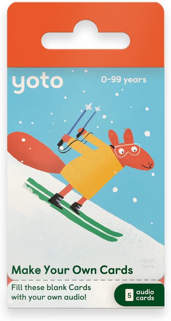 Buy Yoto Children Friendly Audio Card - 'Make Your Own Card' Limited Winter  Edition - 5 Blank Yoto Cards for Kids for Yoto Player and Yoto App – for  Boys and Girls