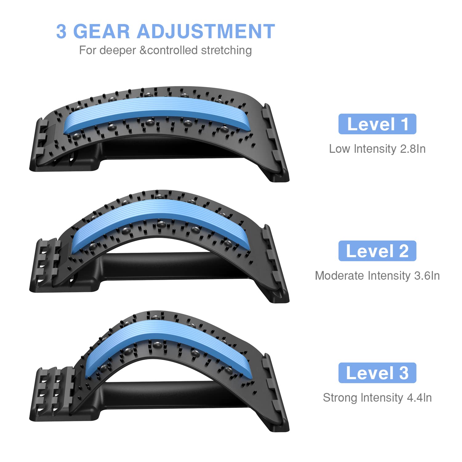 Buy Back Stretcher, Lumbar Back Cracker Board Pain Relief Device, Multi