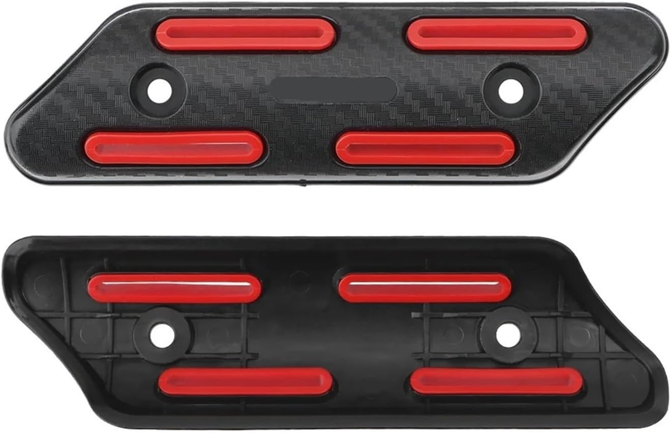 Compatible with EXC SXF XC SX EXCF XCW 125-530 2019-2016 Exhaust Heat Shield Protector Anti-scalding Guard(Red)