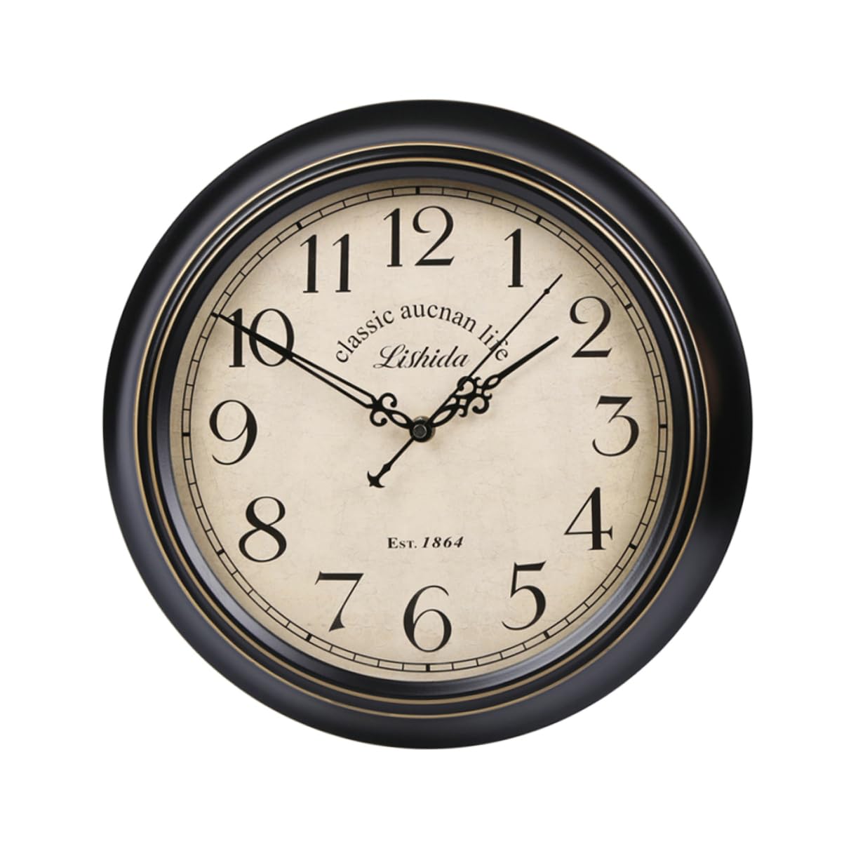 Horloge murale rétro silencieuse : résoud le bruit du tic-tac dans le salon